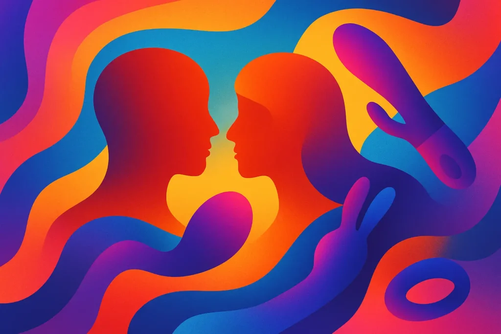 Prata om sexleksaker i en relation utan press